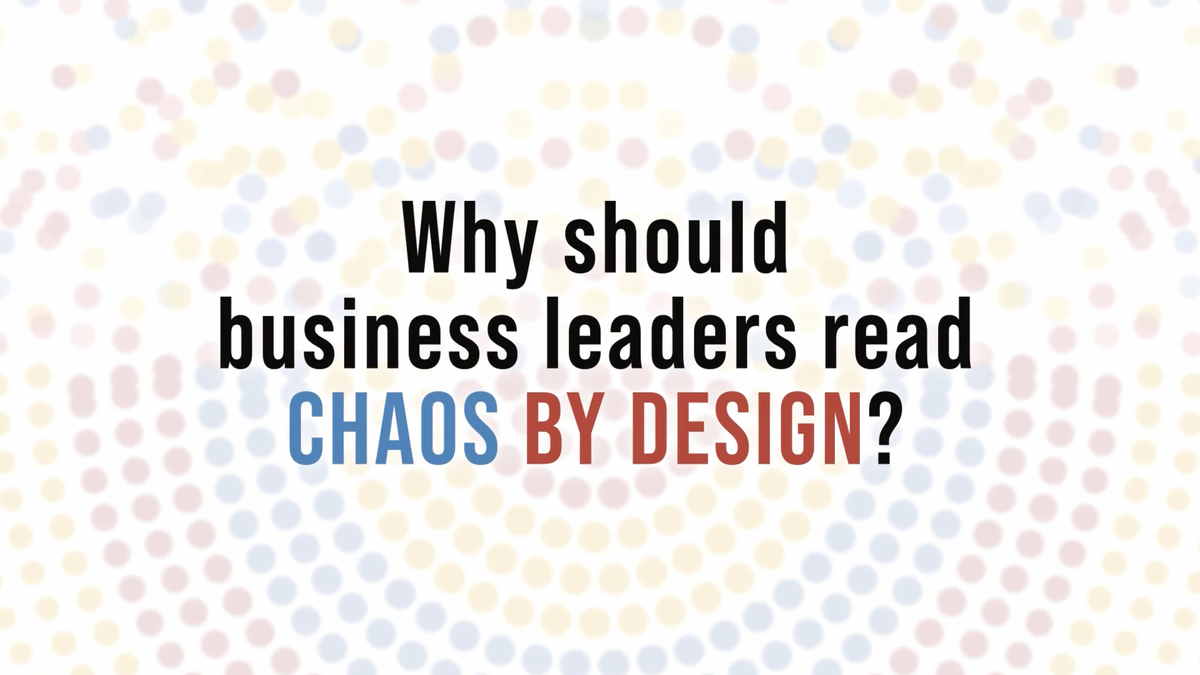 Why Chaos by Design?